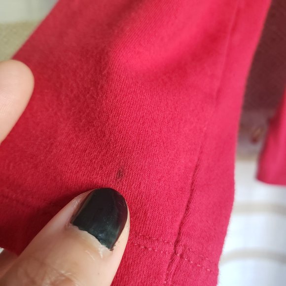 Seventeen | Super Soft Red Long Sleeve T Shirt - Picture 8 of 8